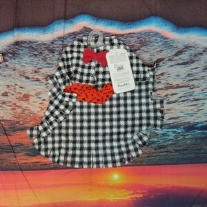 Poocho fleece poncho size med.